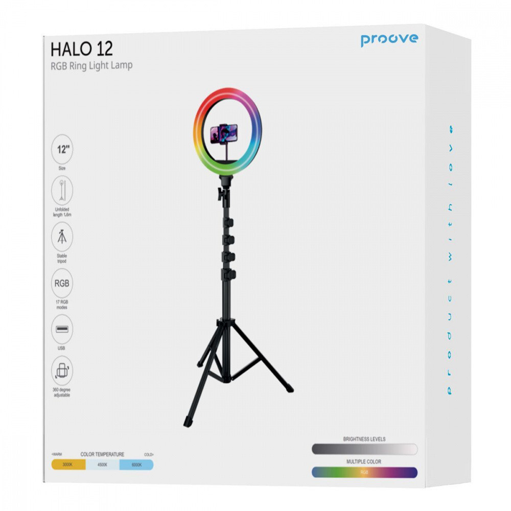 Proove RGB Ring Light Lamp  Halo 12