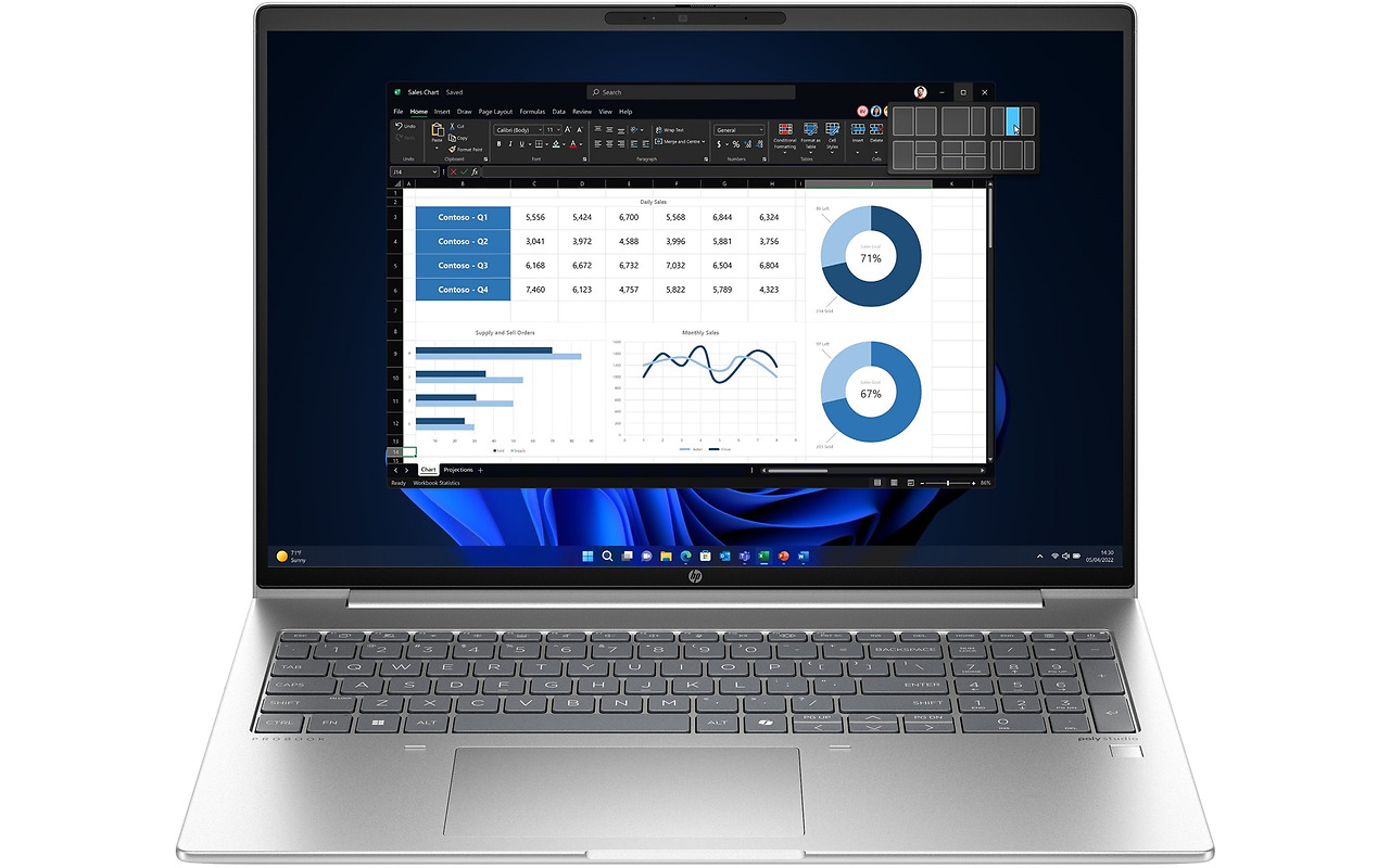 HP ProBook 460 G11 / 16.0 WUXGA UWVA AG 300nits / Core Ultra 5-125U / 16GB DDR5 / 512Gb SSD