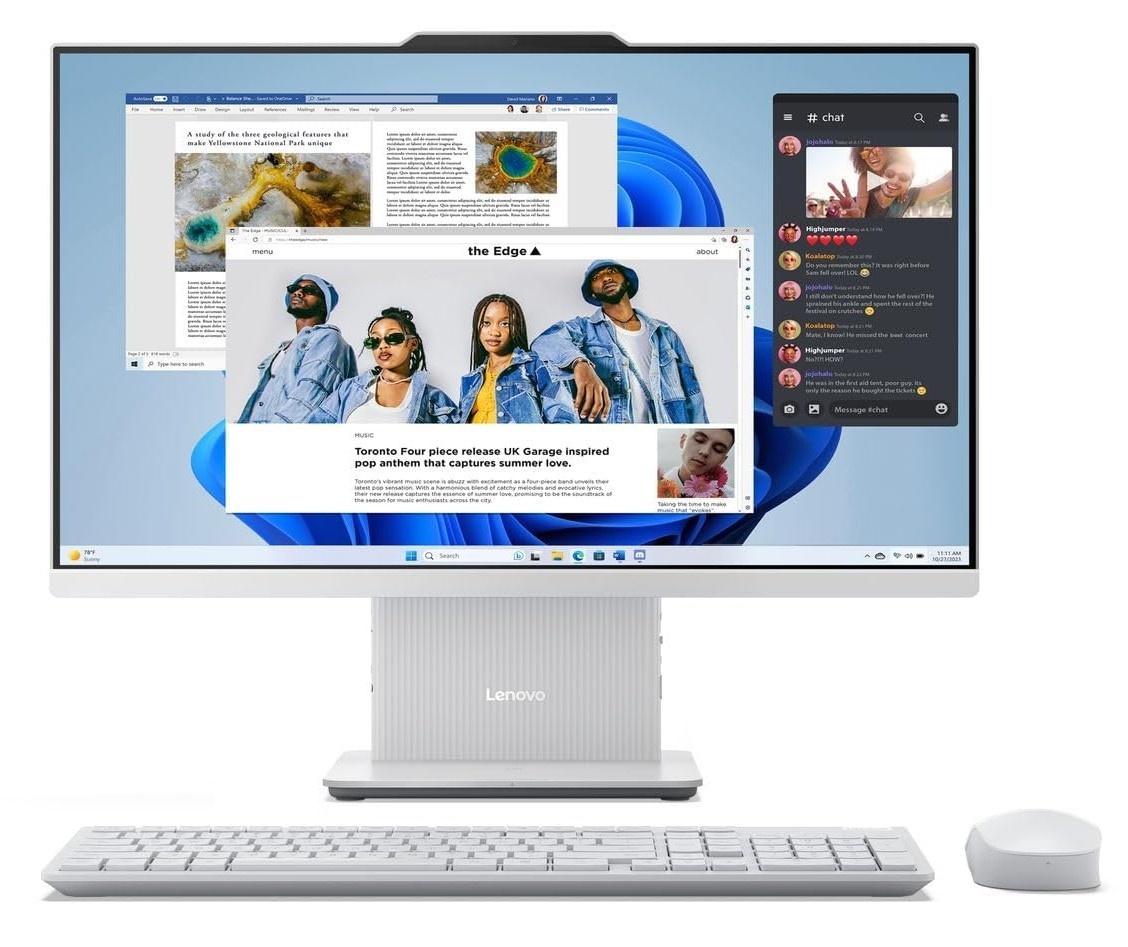 Lenovo IdeaCentre 3 27ARR9 / 27 FullHD IPS 300nits / Ryzen 5 7535HS / 16GB DDR5 / 512GB SSD