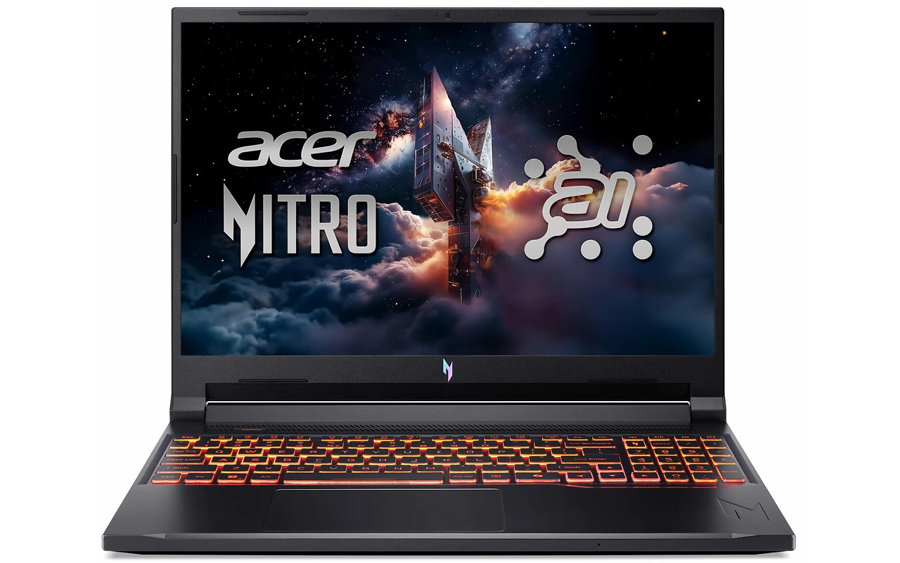 Acer Nitro V16 AI ANV16-42 / 16 WUXGA 180Hz / Ryzen 7 260 / 32G DDR5 / 1Tb SSD / GeForce RTX 5060 8Gb