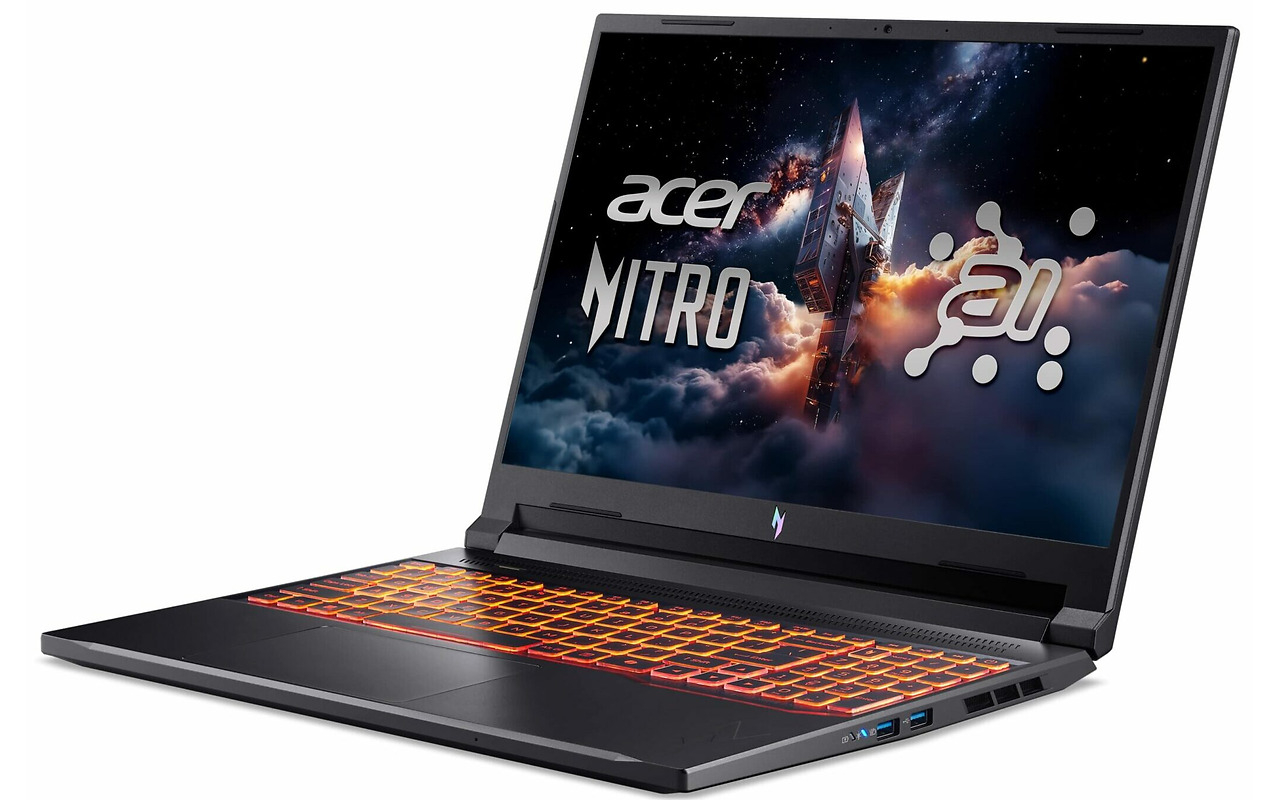 Acer Nitro V16 AI ANV16-42 / 16 WUXGA 180Hz / Ryzen 7 260 / 32G DDR5 / 1Tb SSD / GeForce RTX 5060 8Gb