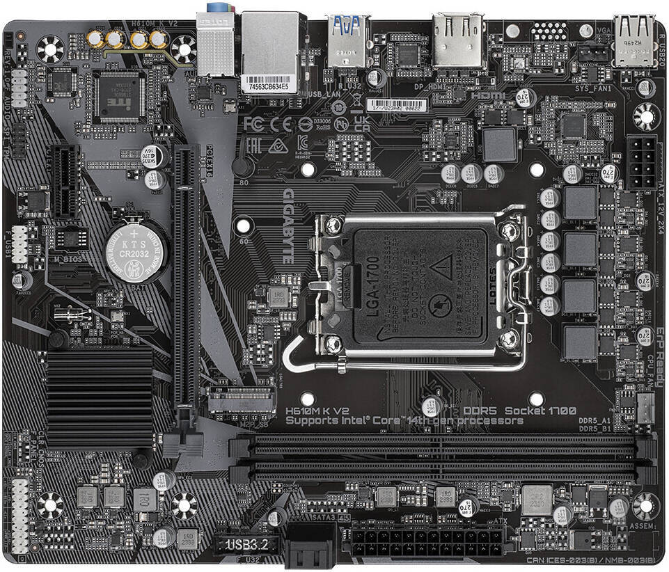 GIGABYTE H610M K V2