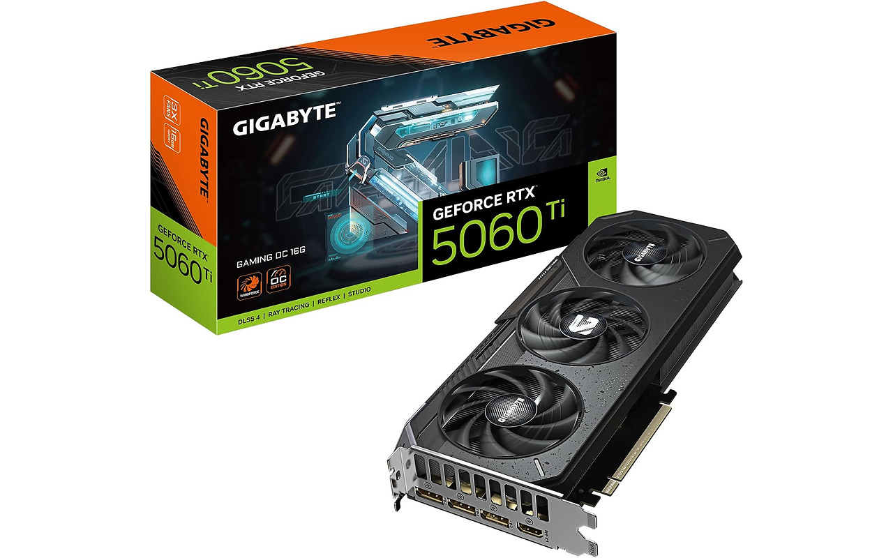 GIGABYTE GeForce RTX 5060 Ti GAMING OC 16G / 16GB GDDR7 128bit / GV-N506TGAMING-OC-16GD