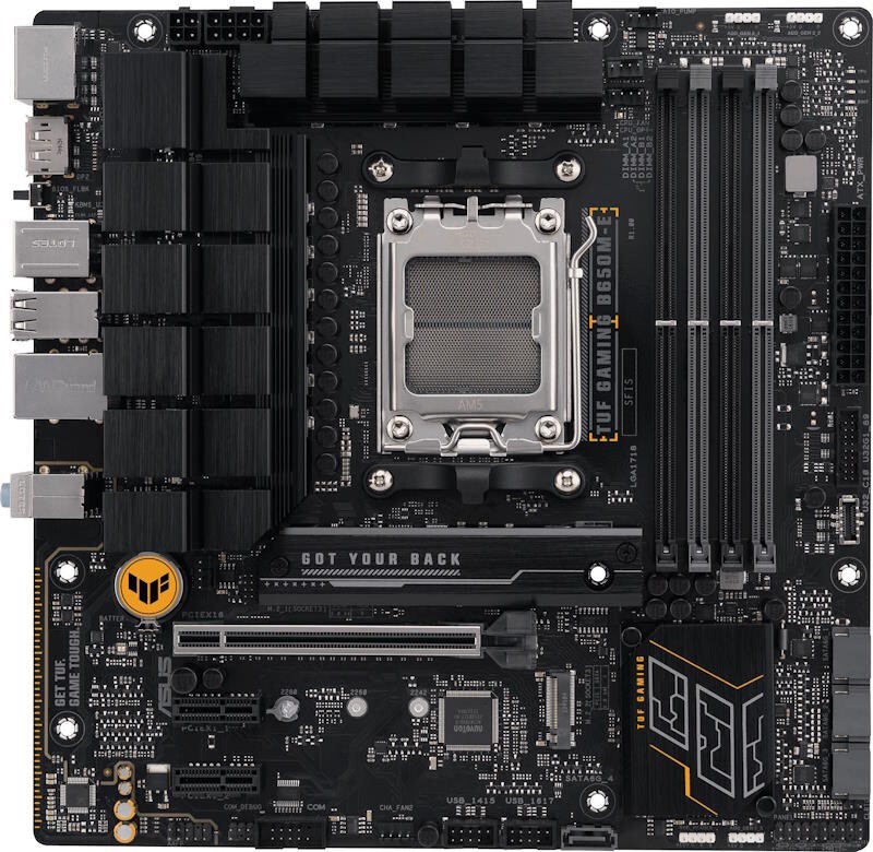 ASUS TUF GAMING B650M-E AM5 mATX