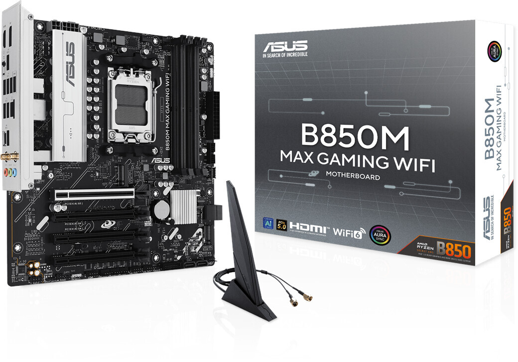 ASUS B850M MAX GAMING WIFI mATX