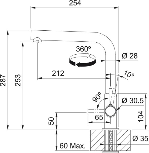 FRANKE Lina L Clear Water / 120.0730.779
