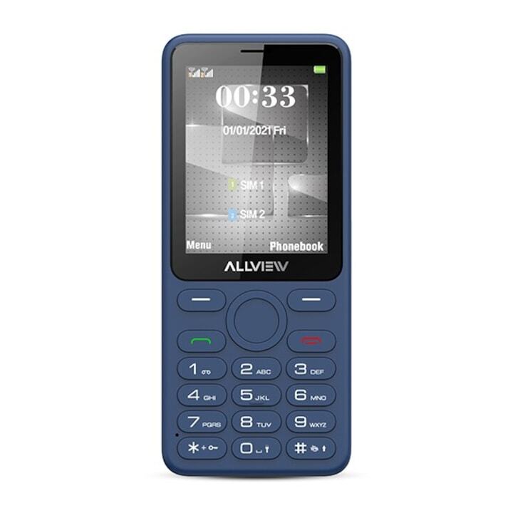 AllView M30 LUNA 2G / 2.8 TFT / MT6261D / 2GB / 32MB / 1400mAh Blue