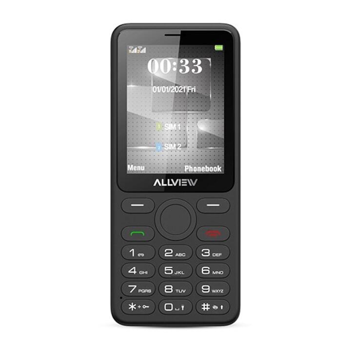 AllView M30 LUNA 2G / 2.8 TFT / MT6261D / 2GB / 32MB / 1400mAh Grey