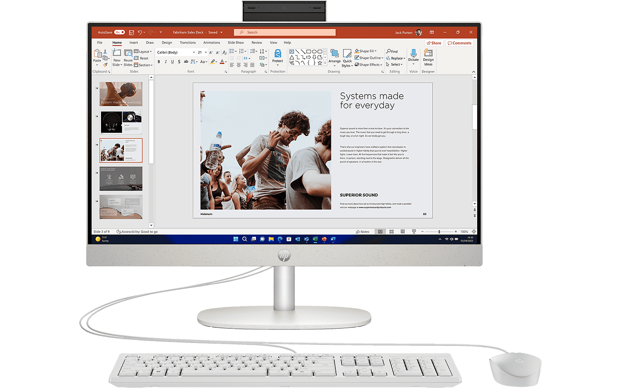 HP ProOne 240 G10 / 24 FullHD IPS / Core  i5 1334U / 16GB DDR4 / 512GB SSD