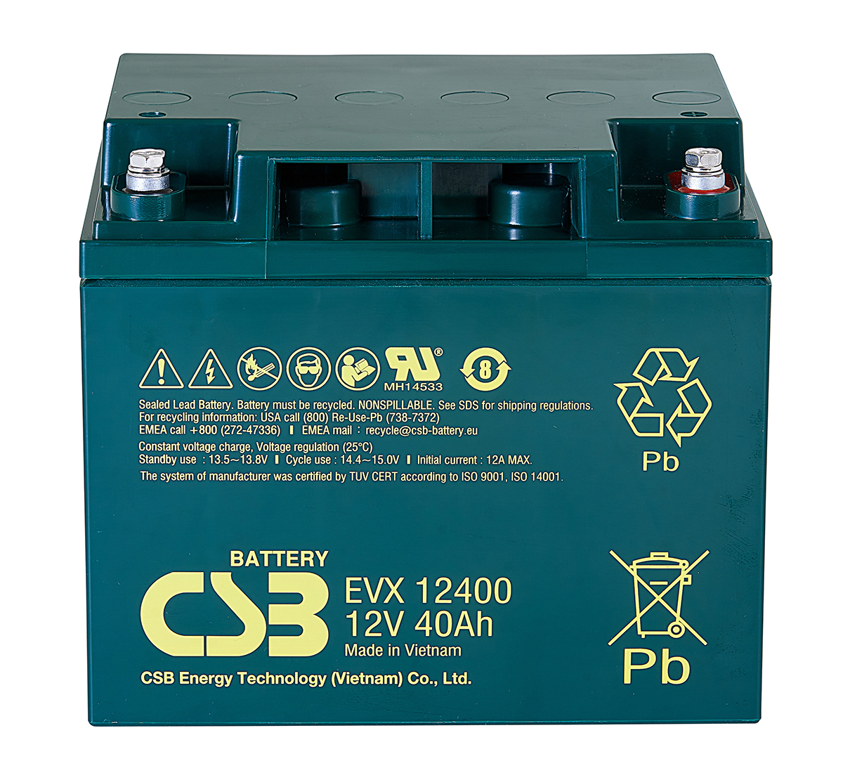 CSB EVX12400I 12V/ 40AH