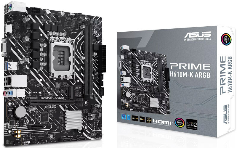 ASUS PRIME H610M-K ARGB