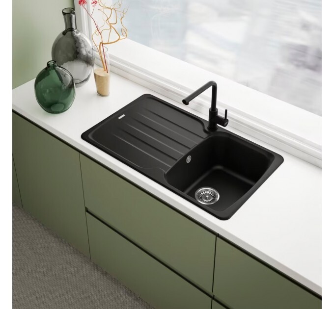 FRANKE Lina L Matte Black / 115.0712.435