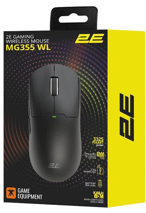 2E Gaming MG355 WL Black