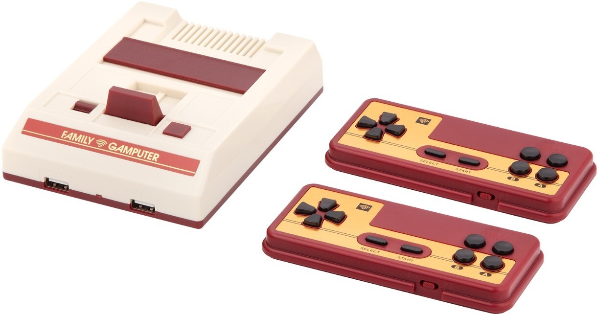 2E 8bit Game Console with Wireless Gamepads