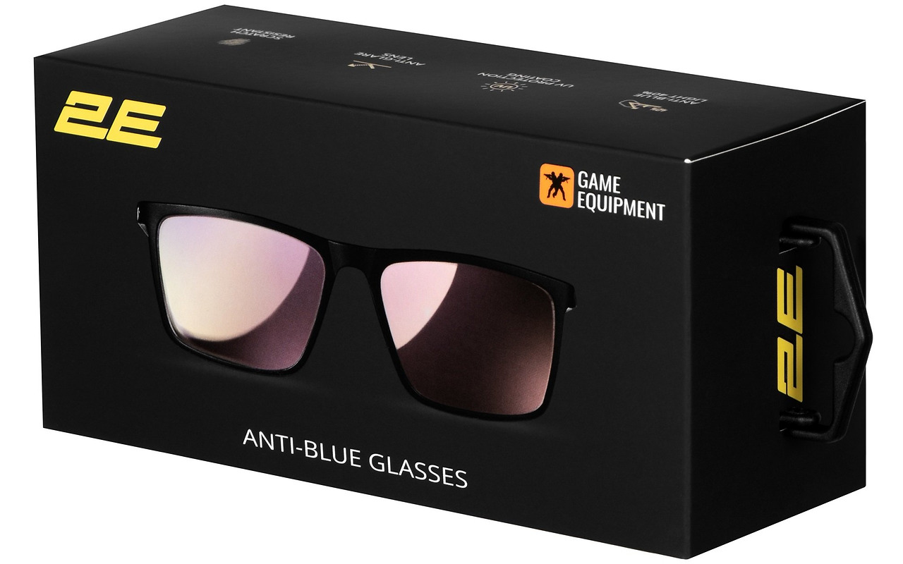 2E GAMING Glasses Anti-blue light 40% / 2E-GLS310BK-KIT