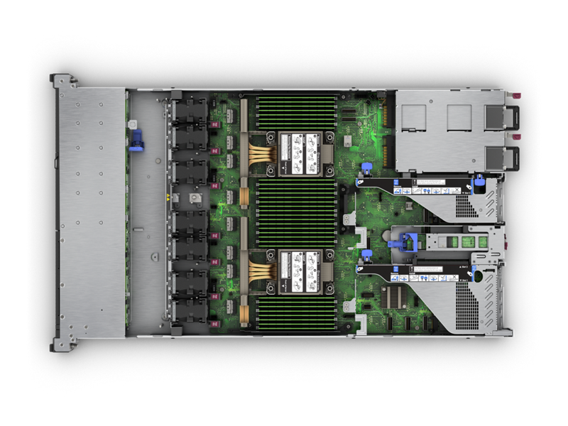 HPE ProLiant DL360 Gen11 / Xeon Silver 4510 / 2x 32GB DDR5 / 2x 480GB SSD / 2x 1000W PS / P83119-425