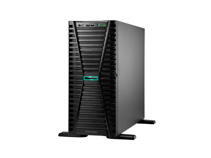 HPE ProLiant ML110 Gen11 / Xeon Silver 4510 / 32GB DDR5 / 2x 4TB HDD / 2x 1000W PS / P77234-425