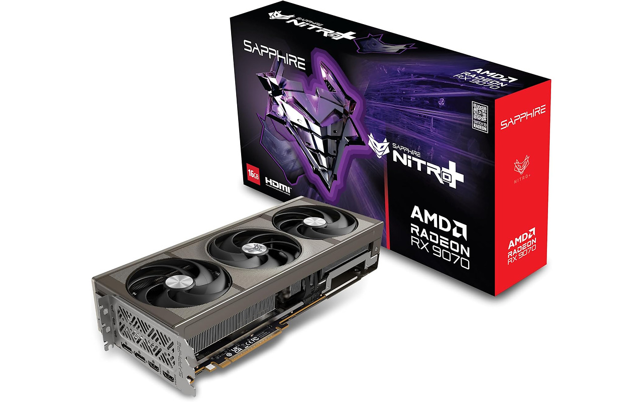 Sapphire NITRO+ Radeon RX 9070 16GB GDDR6 256Bit