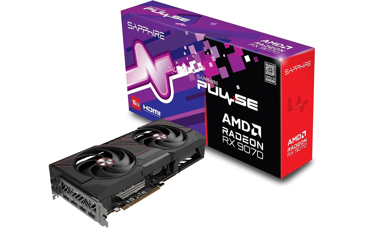 Sapphire PULSE Radeon RX 9070 16GB GDDR6 256Bit