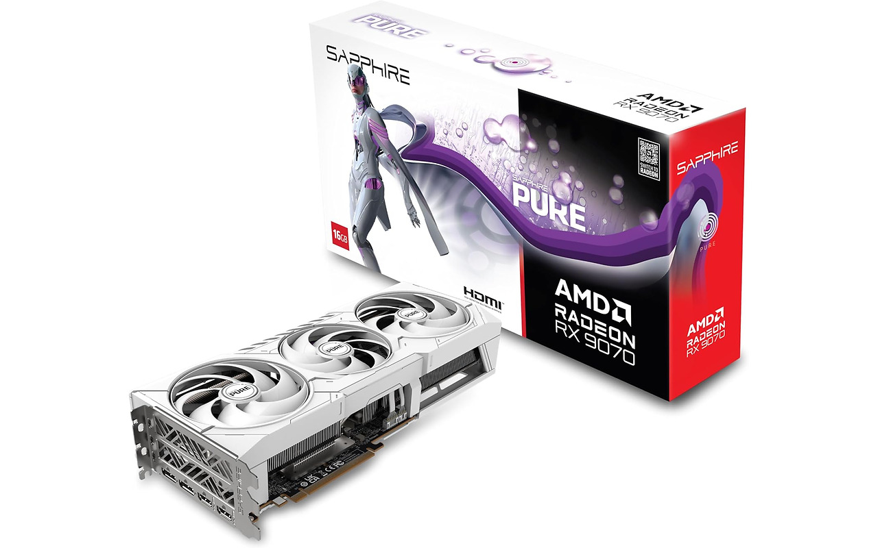 Sapphire PURE Radeon™ RX 9070 16GB GDDR6 256Bit
