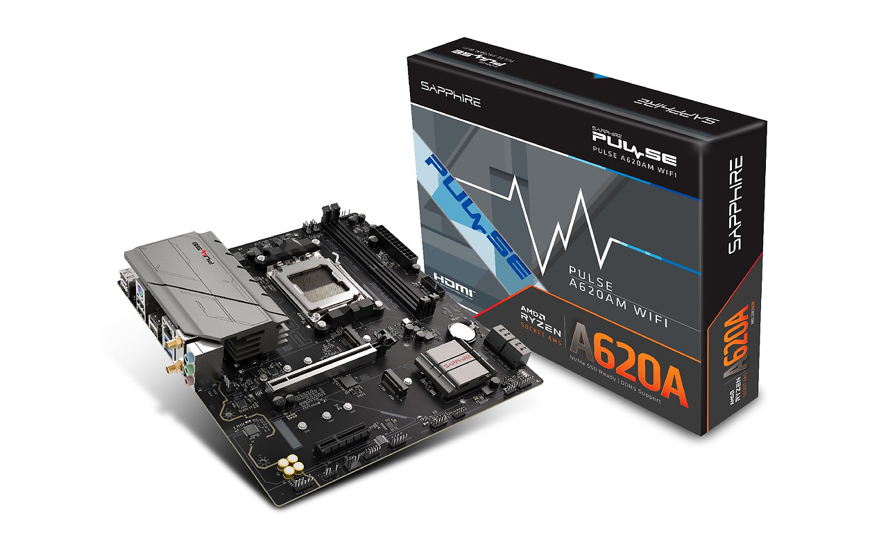 Sapphire PULSE A620AM mATX Black