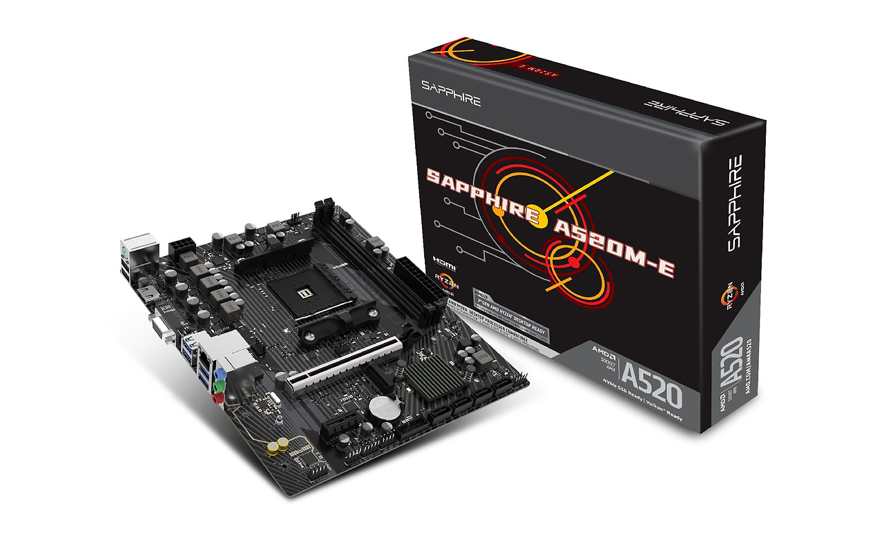 Sapphire A520M-E  mATX Black