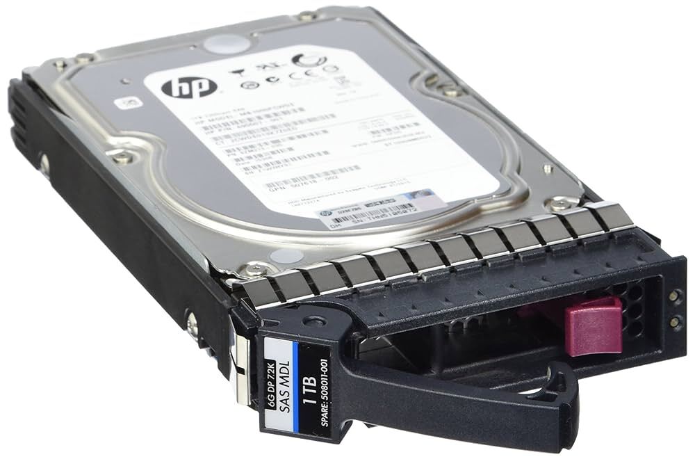 HP 1TB SAS 7.2K LFF HDD
