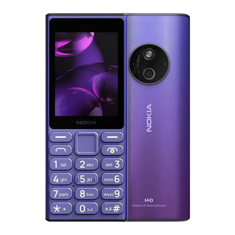 Nokia 110 4G 2024 / 2 TFT LCD / 64MB / 128MB / 1000mah Purple
