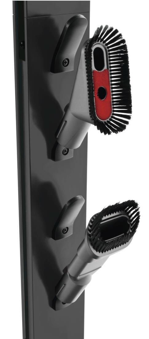 Xavax Base Organiser for Battery-powered Vacuum Cleaners / 181562 Black