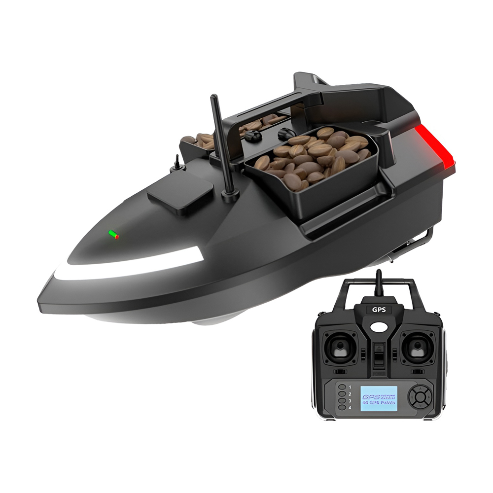 Flytec V020 Fishing Bait Boat Black