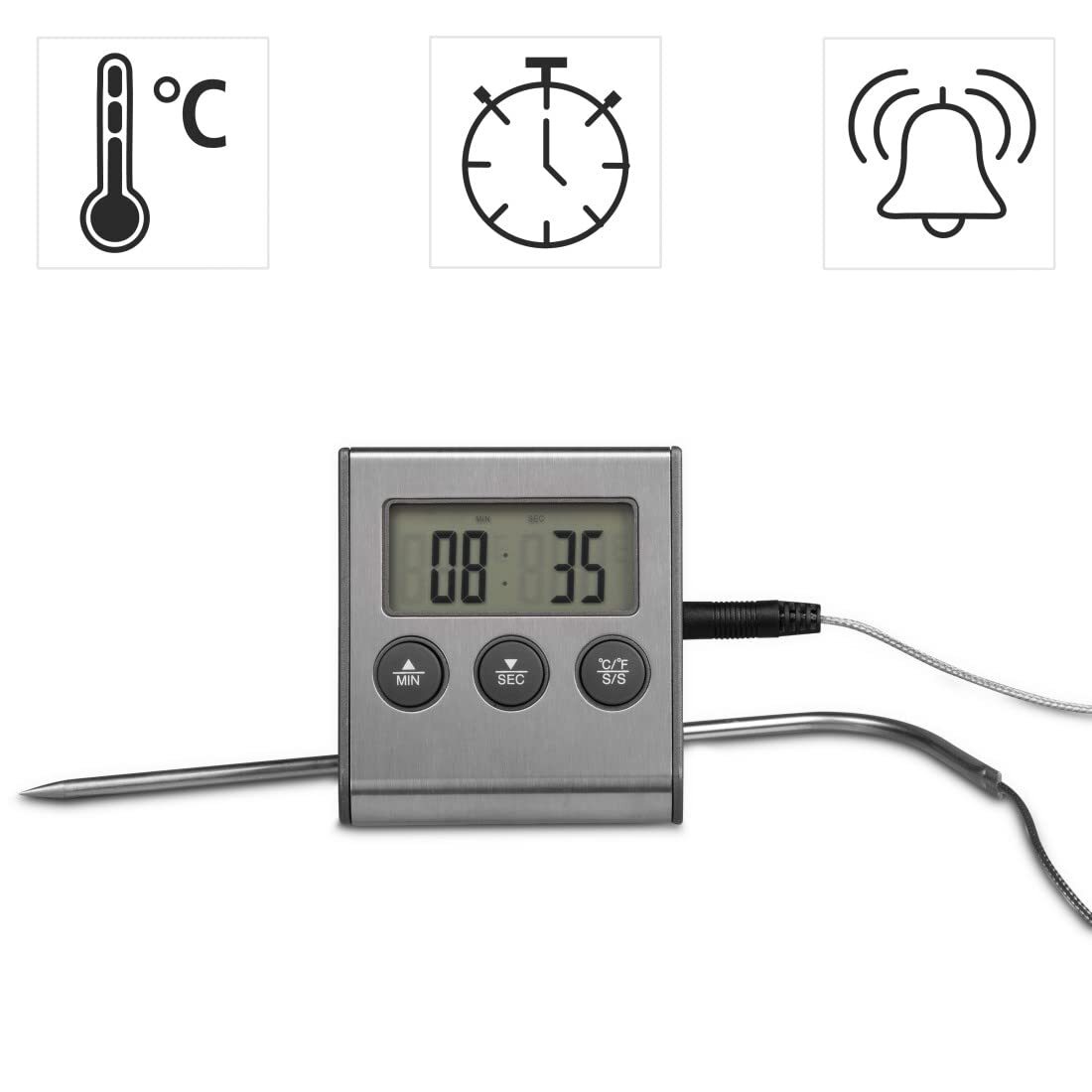 Xavax Digital Meat Thermometer with Timer / 111381