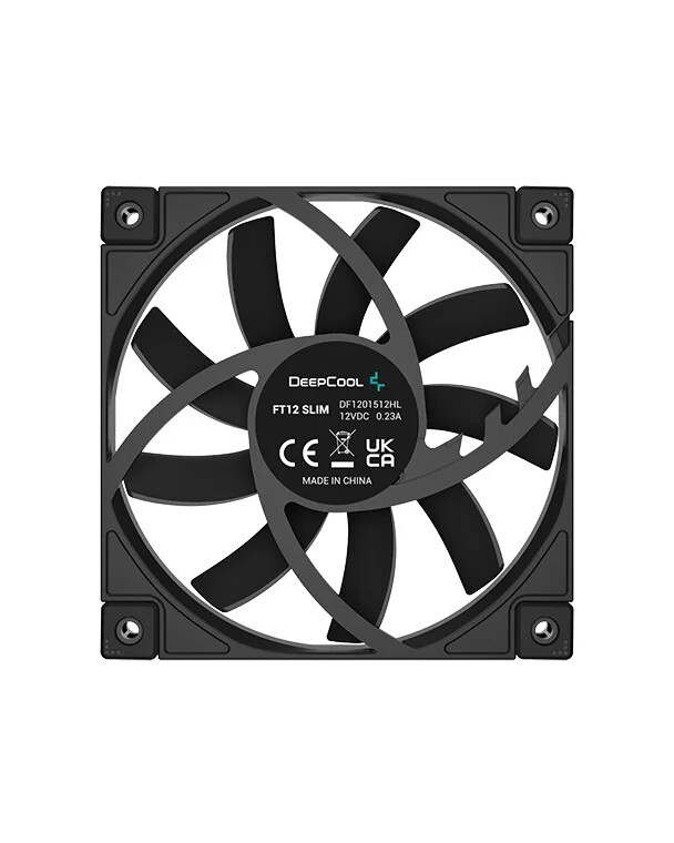 Deepcool FT12 SLIM / 120x120x15mm Black