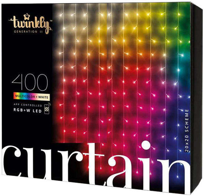 Twinkly Curtain RGBW 400 Gen II 1.45 х 2.1m / TWW400SPP-TEU