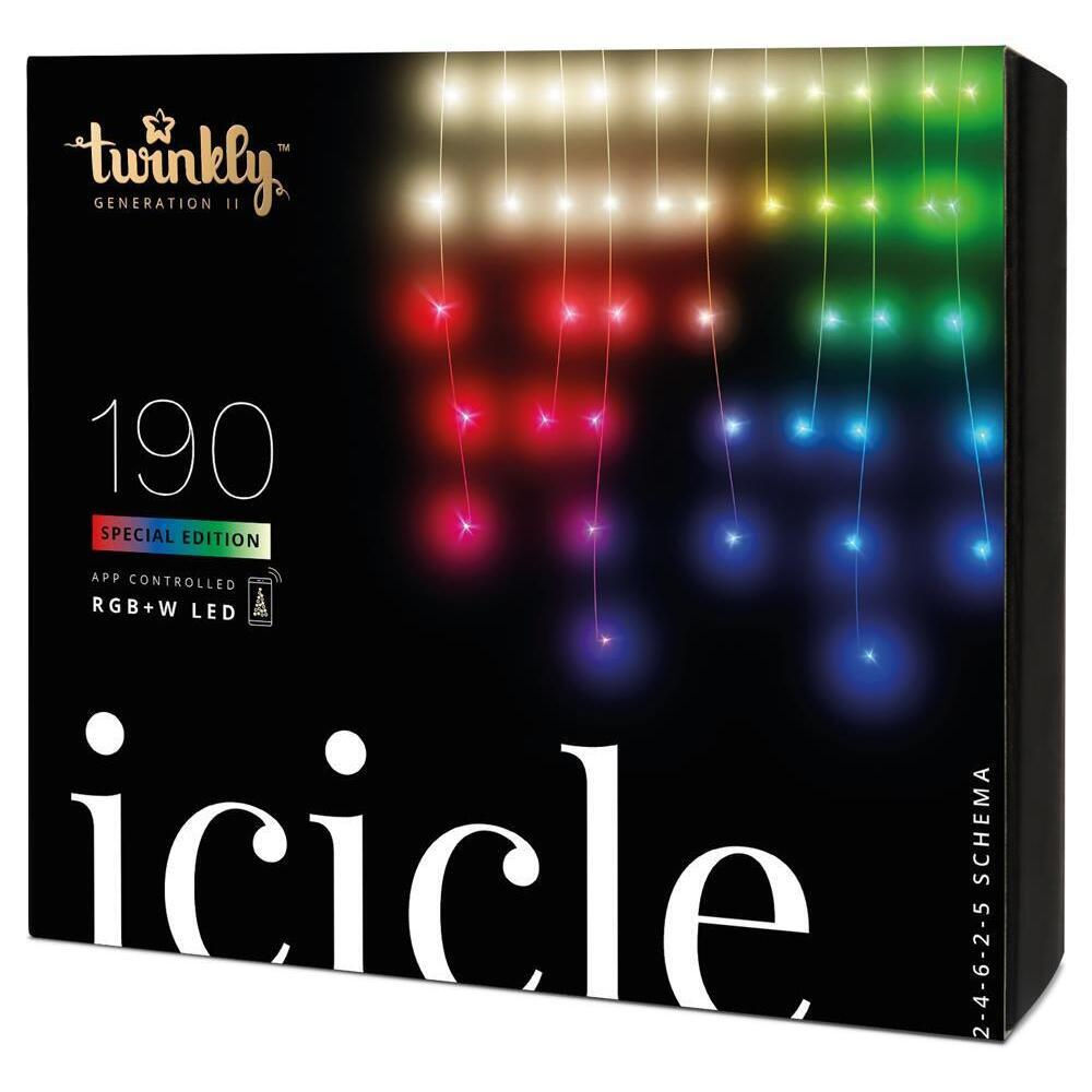 Twinkly Icicle RGBW 190 Gen II 5m / TWI190SPP-TEU