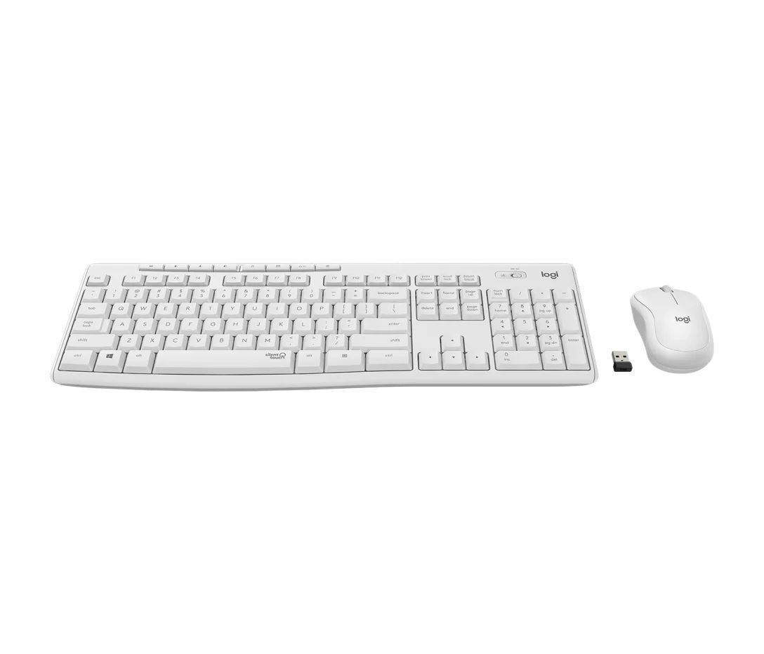 Logitech MK295 Silent / Multimedia KIT Graphite White