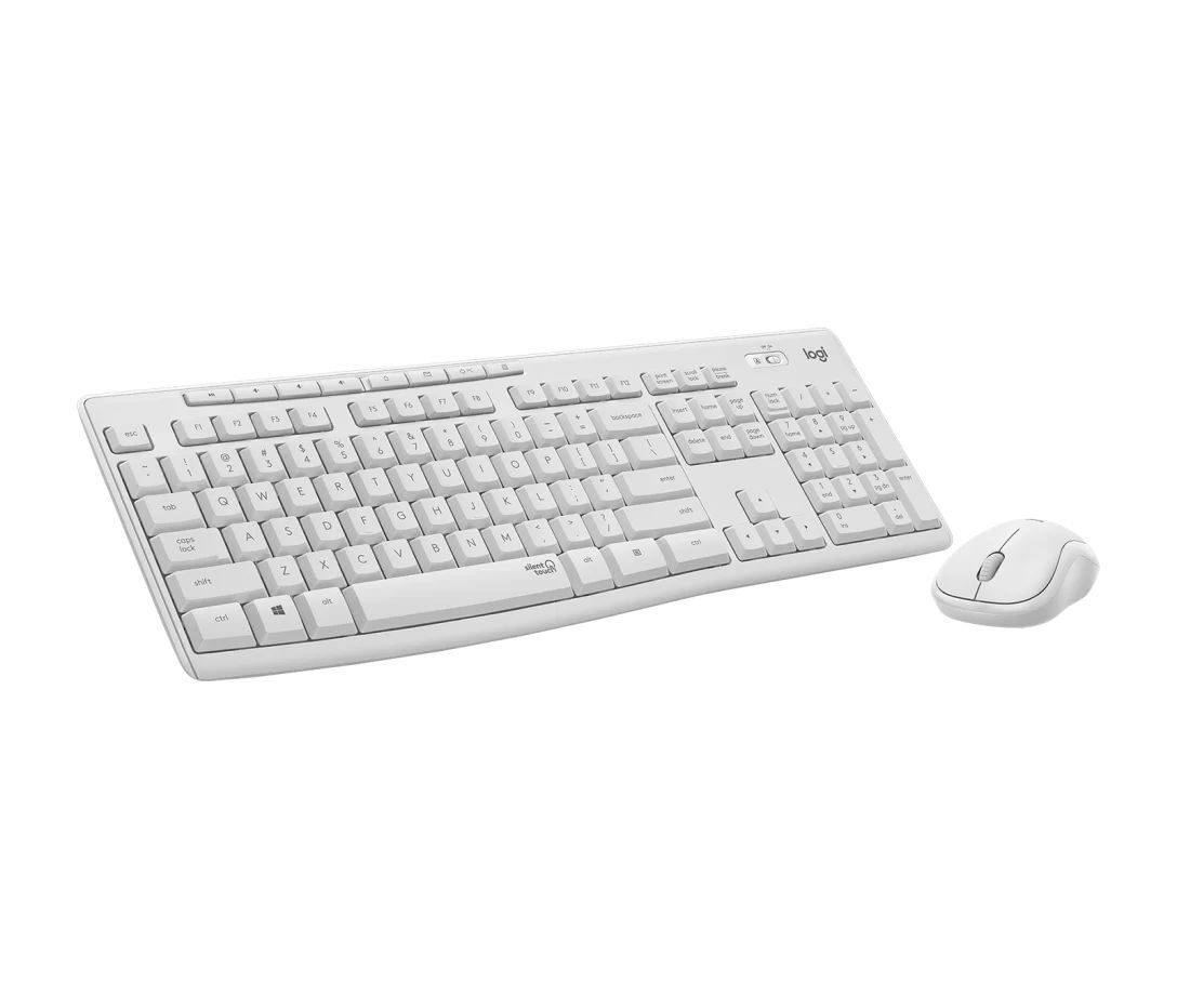 Logitech MK295 Silent / Multimedia KIT Graphite White
