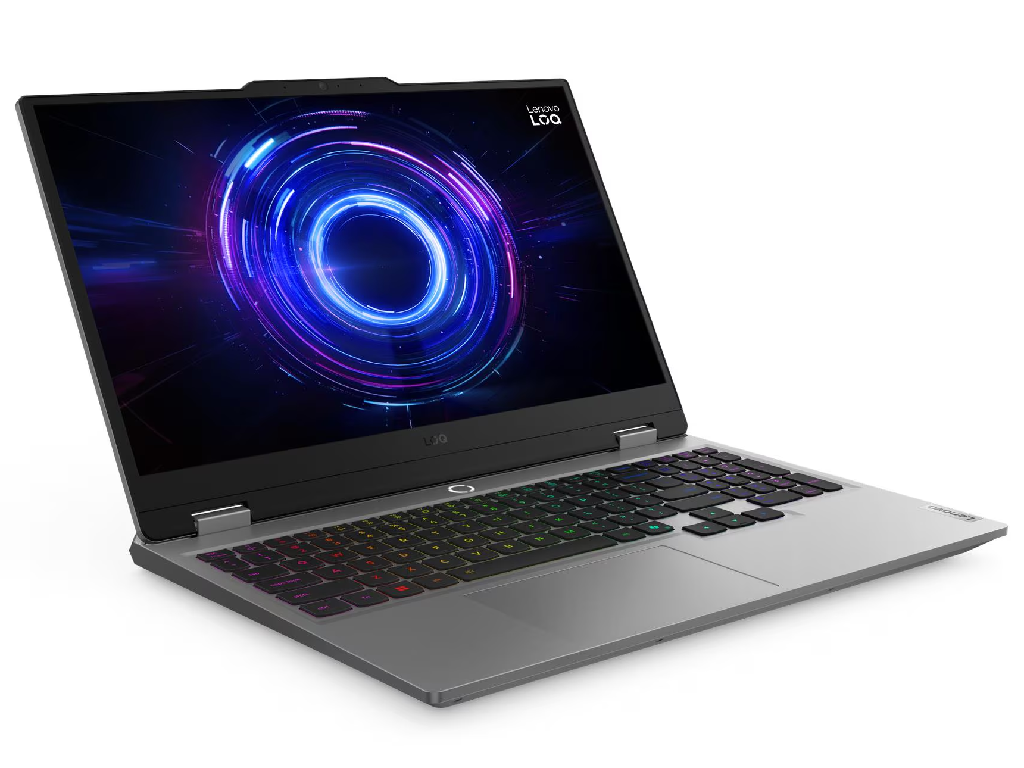 Lenovo LOQ 15IRX10 / 15.6 FullHD IPS 144Hz / Core i5-13450HX / 16GB DDR5 / 1TB NVMe / GeForce RTX 5060 8GB / 83JE00PQRK Grey