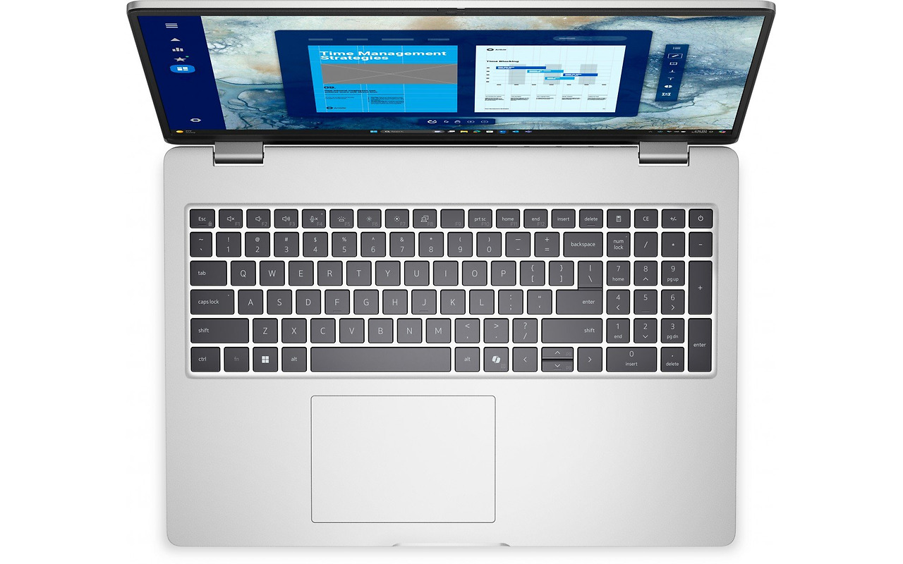 DELL Pro 16 / 16 FullHD+ / Core Ultra 7 265U / 16GB DDR5 / 512GB SSD / PC16250 Silver