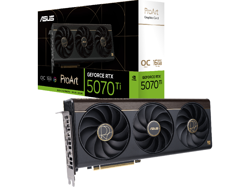 ASUS GeForce RTX 5070 Ti 16GB GDDR7 ProArt OC 256bit / PROART-RTX5070TI-O16G