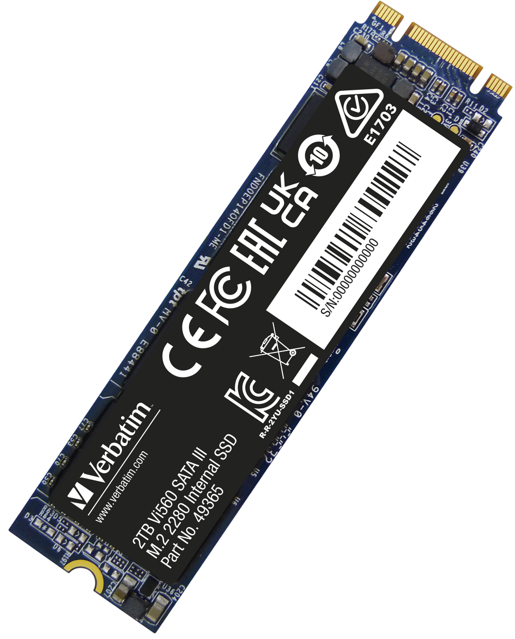Verbatim Vi560 S3 M.2 SATA SSD 2TB / VI560S3-2TB-49365
