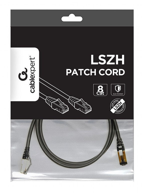 Cablexpert PP8-LSZHCU-BK-1.5M / Cat.8 1.5m