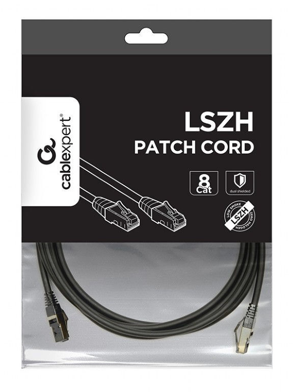 Cablexpert PP8-LSZHCU-BK-2M / Cat.8 2m