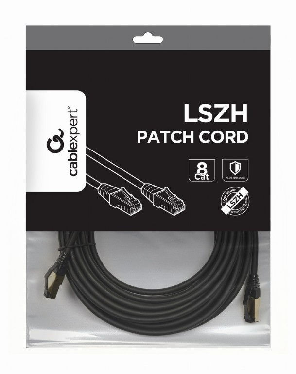 Cablexpert PP8-LSZHCU-BK-7.5M / Cat.8 7.5m