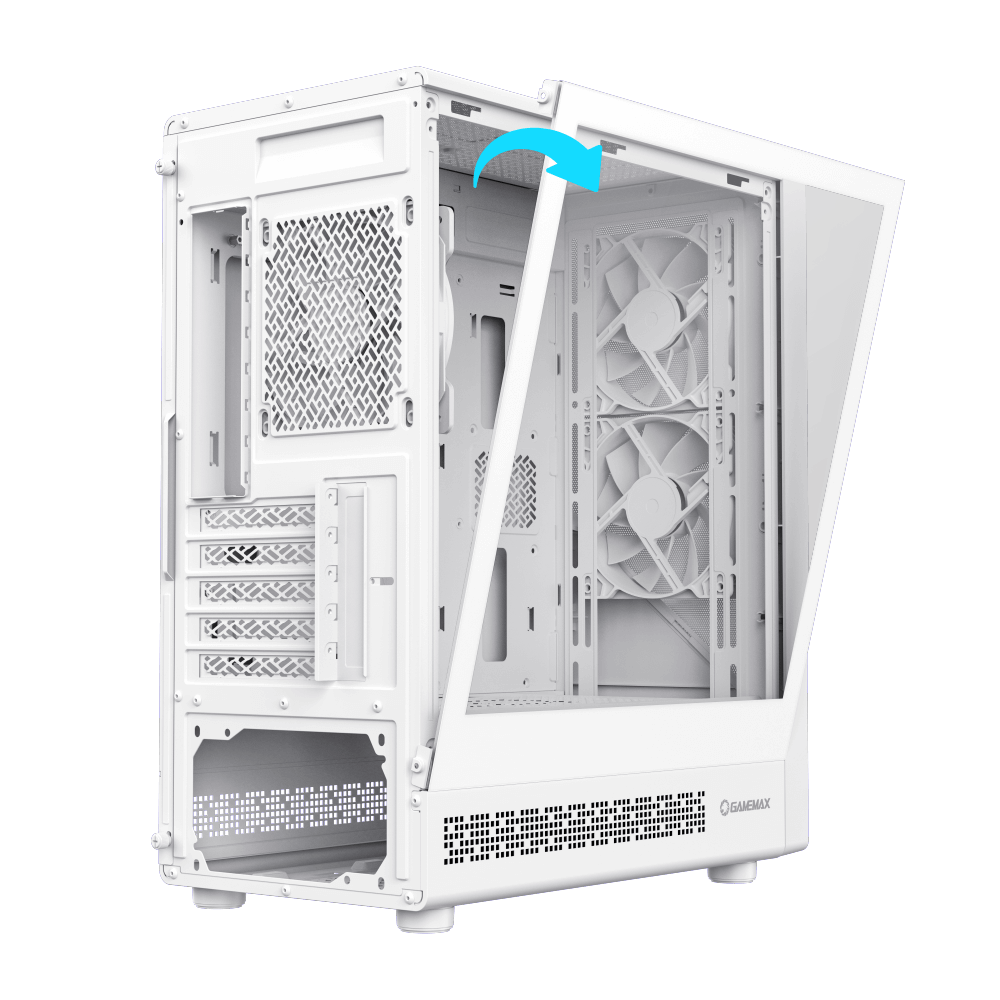 GameMax Focus MW mATX White
