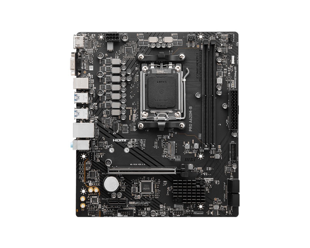 MSI PRO A620M-B mATX AM5 DDR5