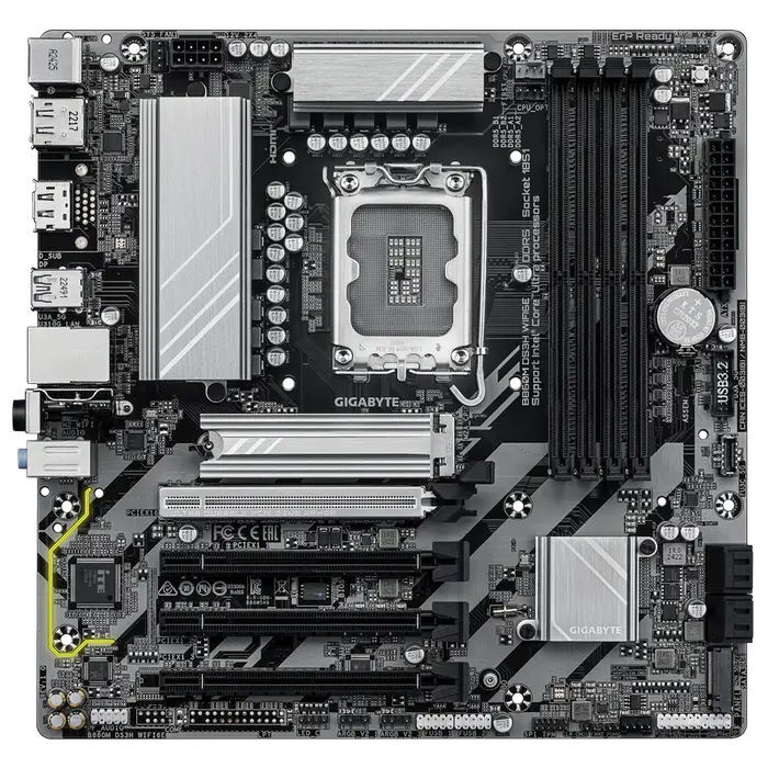 GIGABYTE B860M DS3H WI-FI 6E / mATX LGA1851 DDR5