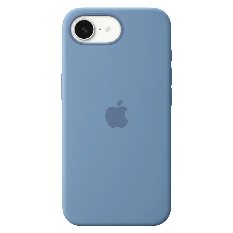 Apple iPhone 16e Silicone Case Blue
