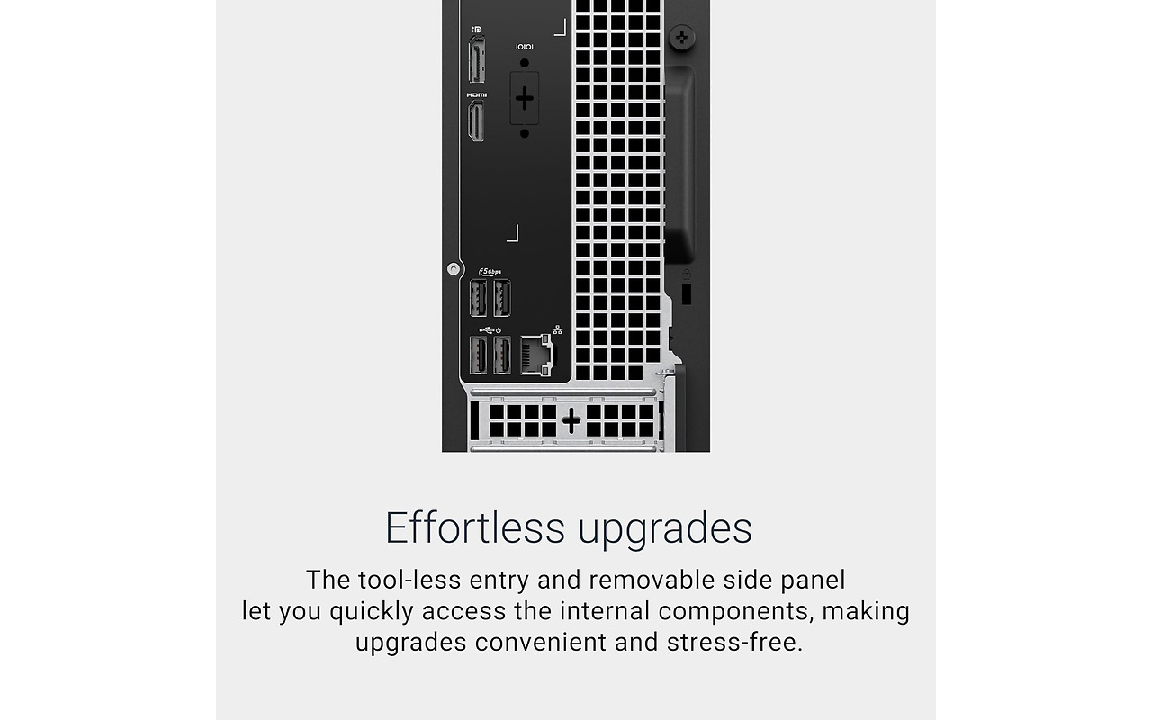 DELL Tower ECT1250 MT / Core i3-14100 / 8GB DDR5 / 512GB SSD / Windows