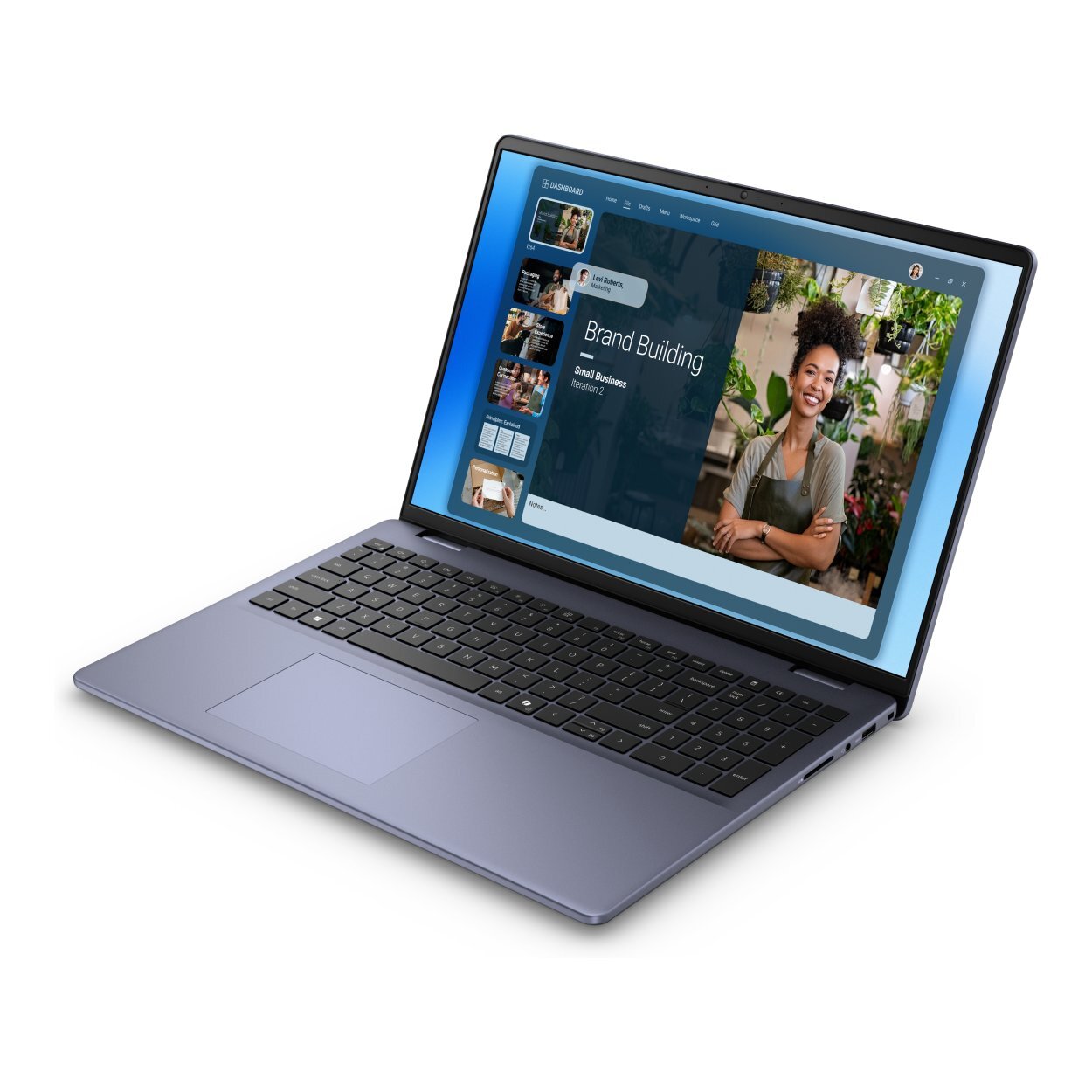 DELL 16 DC16251 / 16 FullHD+ / Core 7 150U / 16GB DDR5 / 1TB SSD / GeForce MX570A 2GB / Windows 11 Pro Blue