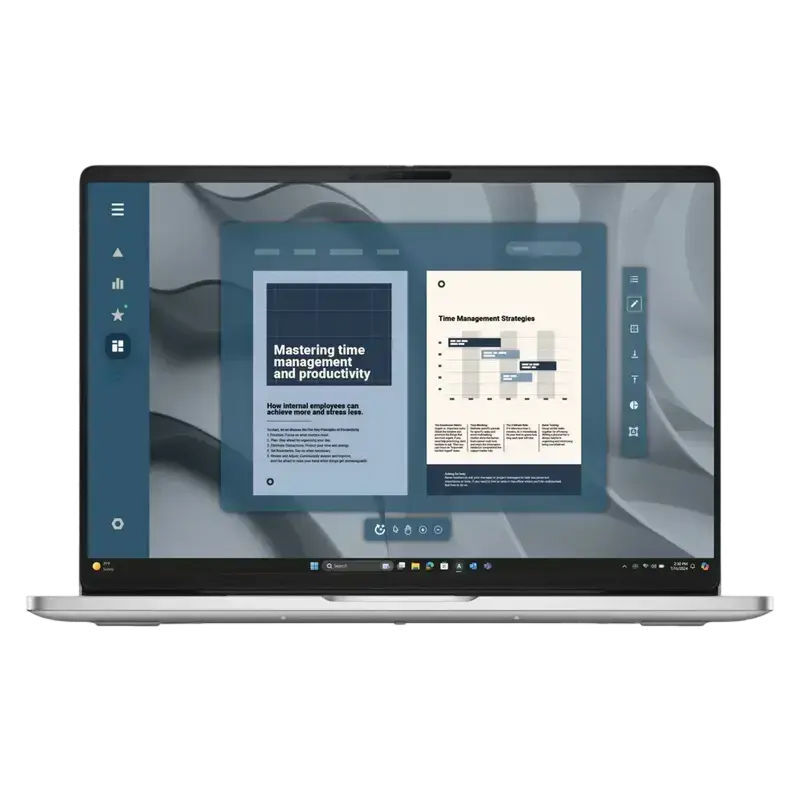 DELL Pro 16 PC16255 / 16 IPS FullHD+ Touch / Ryzen AI 5 PRO 340 / 16Gb DDR5 / 512Gb SSD / AMD Radeon / Windows 11 Pro Silver